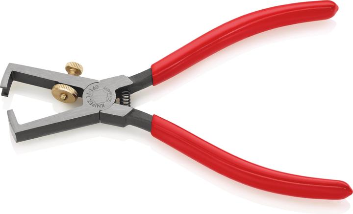 Actual product image Knipex Insulation Stripper with opening spring, universal 11 01 160 (160 mm)