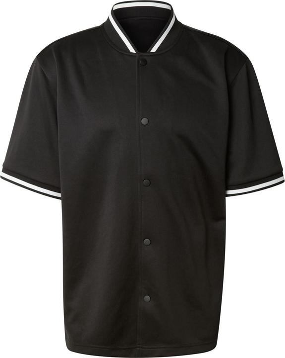 Produktbild Urban Classics Interlock Baseball Shirt black L (L)