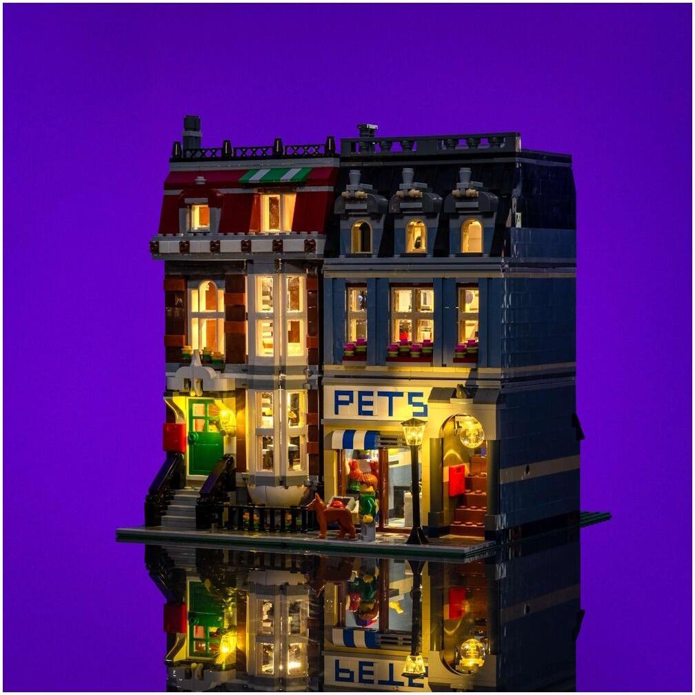 Light my bricks LMB 2.0 LED Licht Set für LEGO 10218 Zoohandlung (10218)