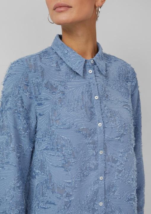 Immagine prodotto s.Oliver Bluse Hemdbluse mit Ausbrennermuster (44)