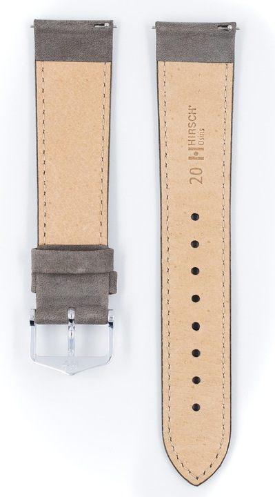 Hirsch Osiris Nubuck (20 mm, Veau, Galaxy Watch 6, Galaxy Watch 6 Pro, Huawei Watch GT 3 Pro (43mm), Polar Unite, Garmin vívoactive 5, Garmin Forerunner 55, Galaxy watch 4 (40mm), Galaxy watch 4 (44mm), Galaxy Watch 5 (44mm), Galaxy Watch 5 Pro)