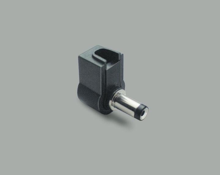 Actual product image BKL Electronic 072115 Low-voltage connector Plug, angled 5.5 mm 2.1 mm