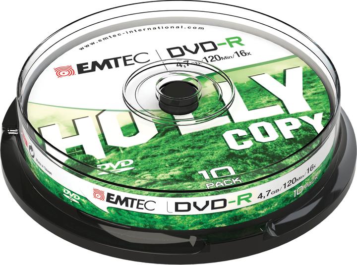 Emtec DVD-R 4,7GB 16x Cake Box (10) (10 x)