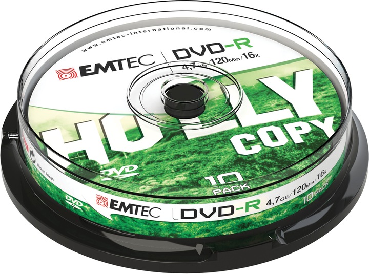 Produktbild Emtec DVD-R 4,7GB 16x Cake Box (10) (10 x)
