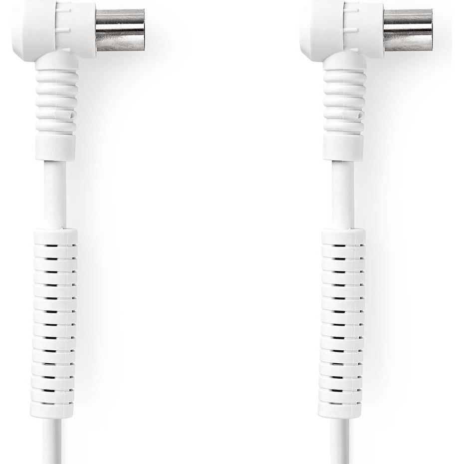 Thumbnail - Nedis Koaxial Kabel IEC (Coax) Stecker IEC (Coax) Buchse Vernickelt 120 dB 75 Ohm 4-fach (75 dB, Antennenkabel), Antenne...