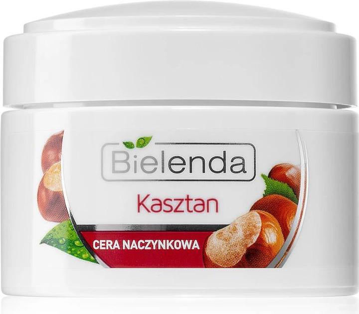 Actual product image Bielenda Bouquet Nature Soothing Strengthening Cream For Capillary Complexion Day/Night Chestnut (50 ml, 24h cream)