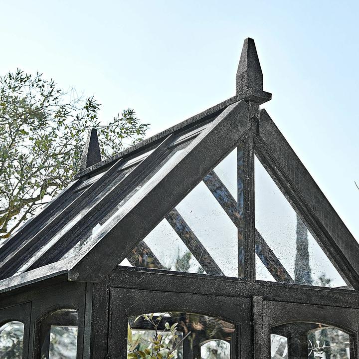 Produktbild Loberon Gartenhaus Halvento antikschwarz