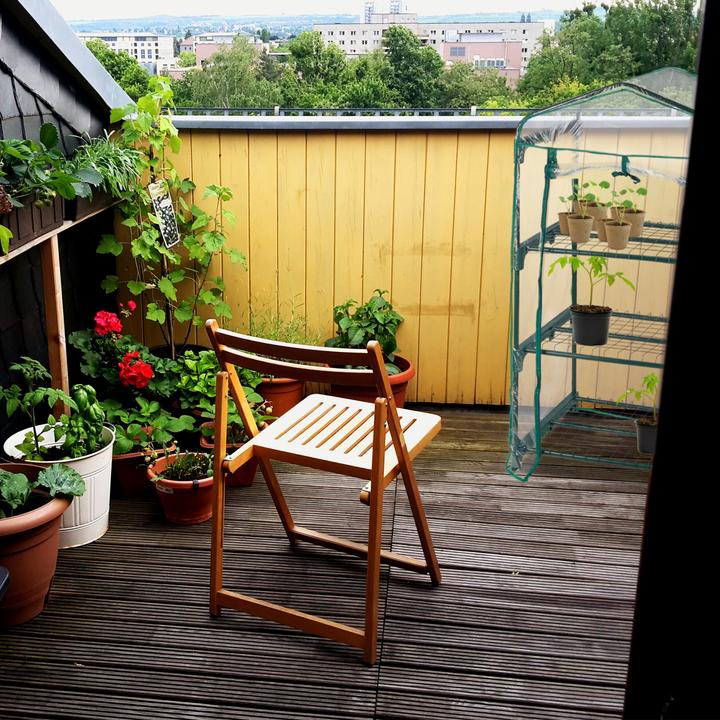 Actual product image Relaxdays Balkongewächshaus