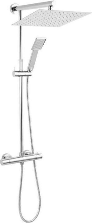 FERRON Tytan shower set with chrome-plated thermostatic shower head (NP75SQ-TRV7U)