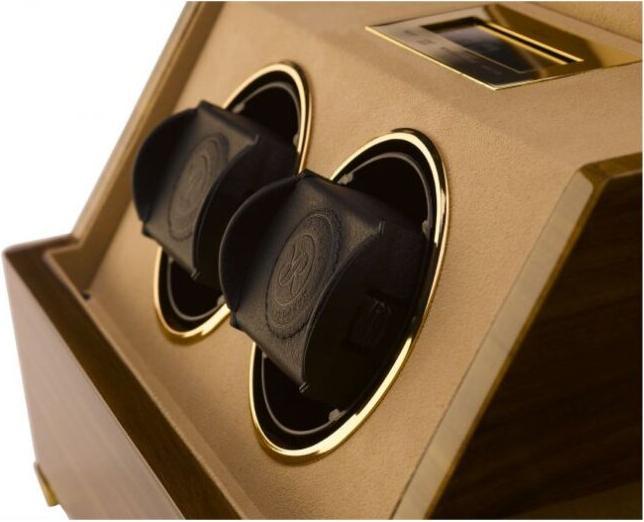 Produktbild Rapport London Perpetua III Duo Watch Winder Touch Screen Walnut (2x)