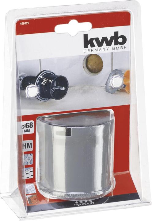 Image du produit kwb Couronne de scie HM 68 mm (68 millimètres)