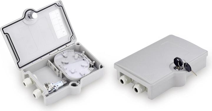 Produktbild Digitus Distribution Box für Aussen IP65 für 2x SC/SX Adapter oder 2x LC/DX