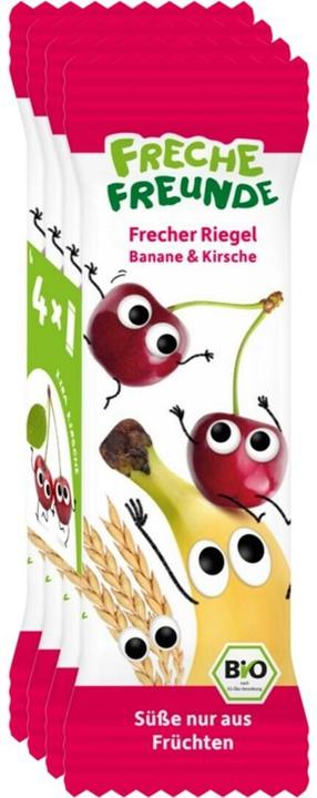 Freche Freunde Riegel Banane und Kirsche Bio 4 x 23 g (92 g)