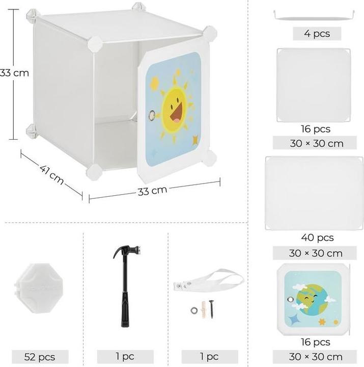 Image du produit Songmics Kids (123 x 31 x 123 cm)