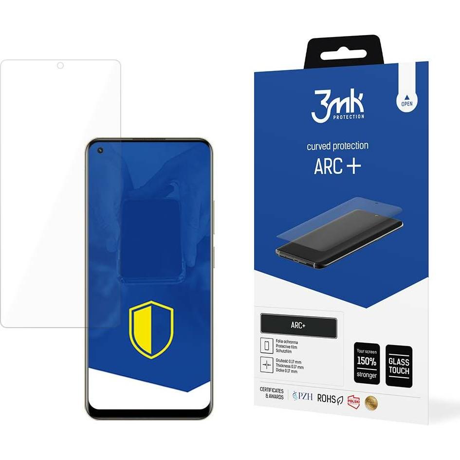 3MK Folia ARC+ Realme 11 Folia Fullscreen (1 Stück, Realme 11), Smartphone Schutzfolie, Grau