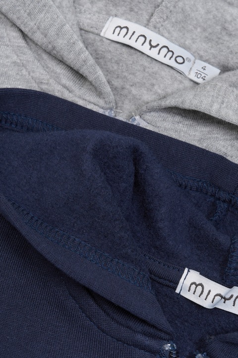 Actual product image Minymo Sweat jacket set of 2 greymelange size 98 (98)