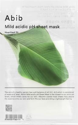 Actual product image NoName Korea ABIB Mild Acidic PH Sheet Mask Heartleaf Fit 30ml - Pack of 5 (35 ml)