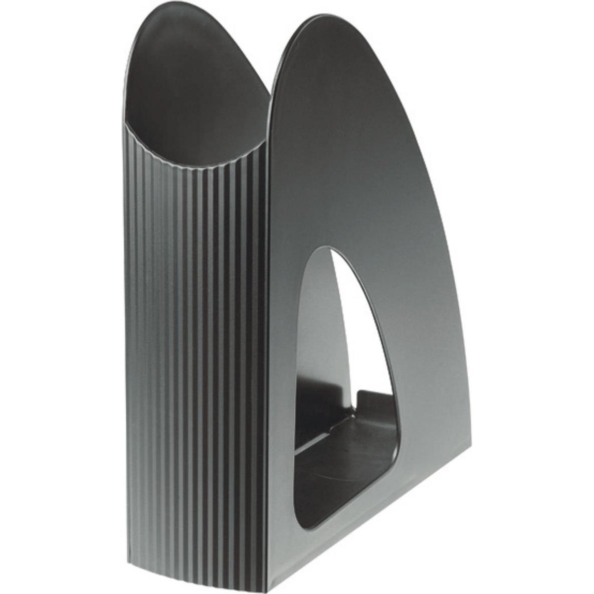 Han, Dokumentenablage, Stehsammler TWIN 7,6x25,6x23,9 cm (BxHxT) DIN C4 Werkstoff: Polystyrol schwarz (C4)