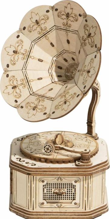 Produktbild Robotime Rolife 3D Holzpuzzle Grammophon 122 Teile