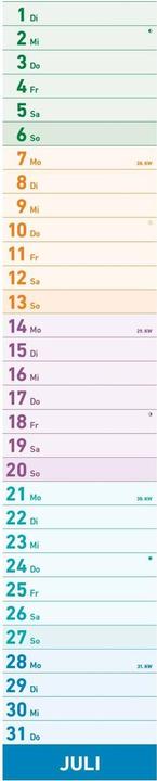 Produktbild Alpha Edition Megaplaner XXL 2024 - Streifen-Kalender 17,5x98 cm - mit Ferienterminen - viel Platz für Notizen - (Deutsch)