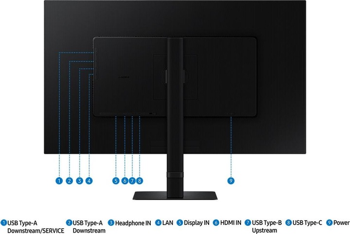 Image du produit Samsung ViewFinity S8 - S80UD (3840 x 2160 pixels, 32")