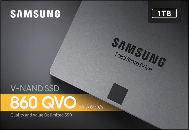 Actual product image Samsung 860 QVO (1000 GB, 2.5")