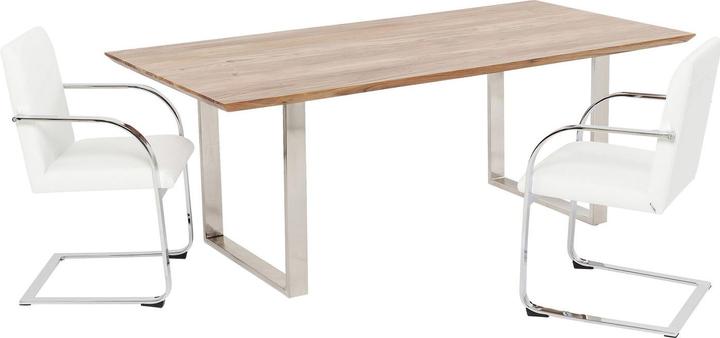 Actual product image Kare Design Table Symphony Chrome 200x100cm (200 x 100 cm)