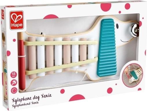 Actual product image Hape Xylophone dog Xenia