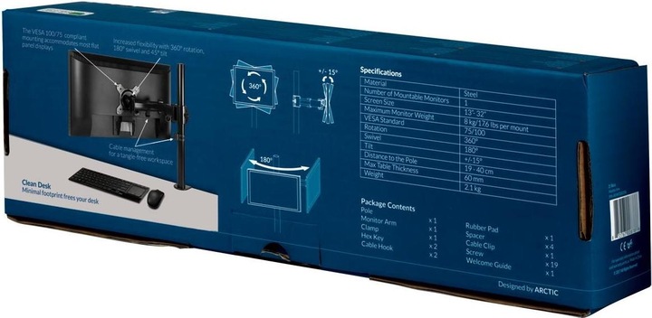 Produktbild Arctic Z1 Basic (Tisch, 38")