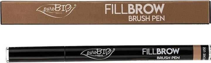 Produktbild Puro Bio Fillbrow Brush Pen 01 Biondo Naturale 0.7ml (Biondo Naturale)