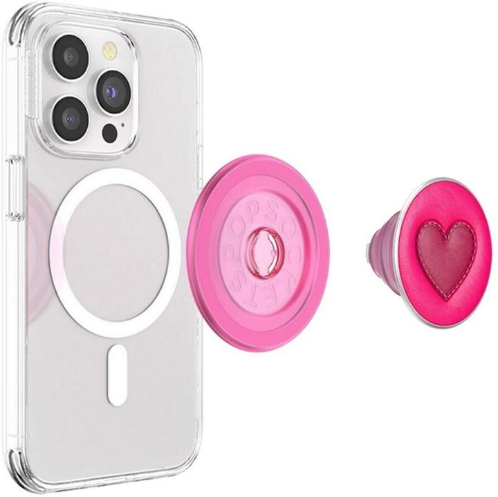 Actual product image PopSockets Halterung Stitched Sweet Heart MagSafe, Befestigung