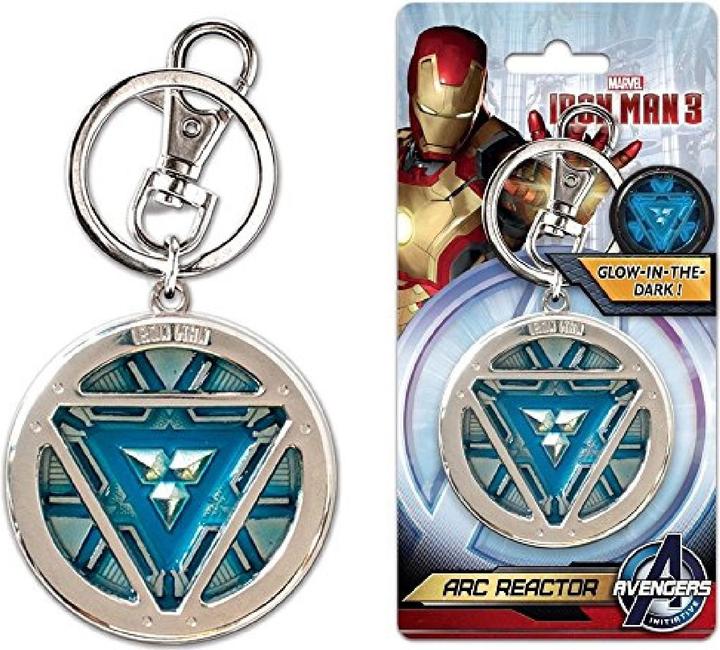 Actual product image Monogram Int. Marvel porte-clés métal Iron Man Arc Reactor