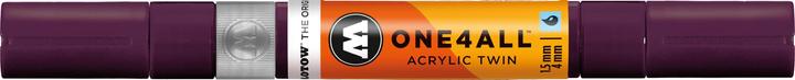 Produktbild Molotow Marqueur pour Maquettes - One4All Twin - Acrylique Prune - 1,5/4mm - -233 - 15 cm (Mehrfarbig, 4 mm, 1 x)