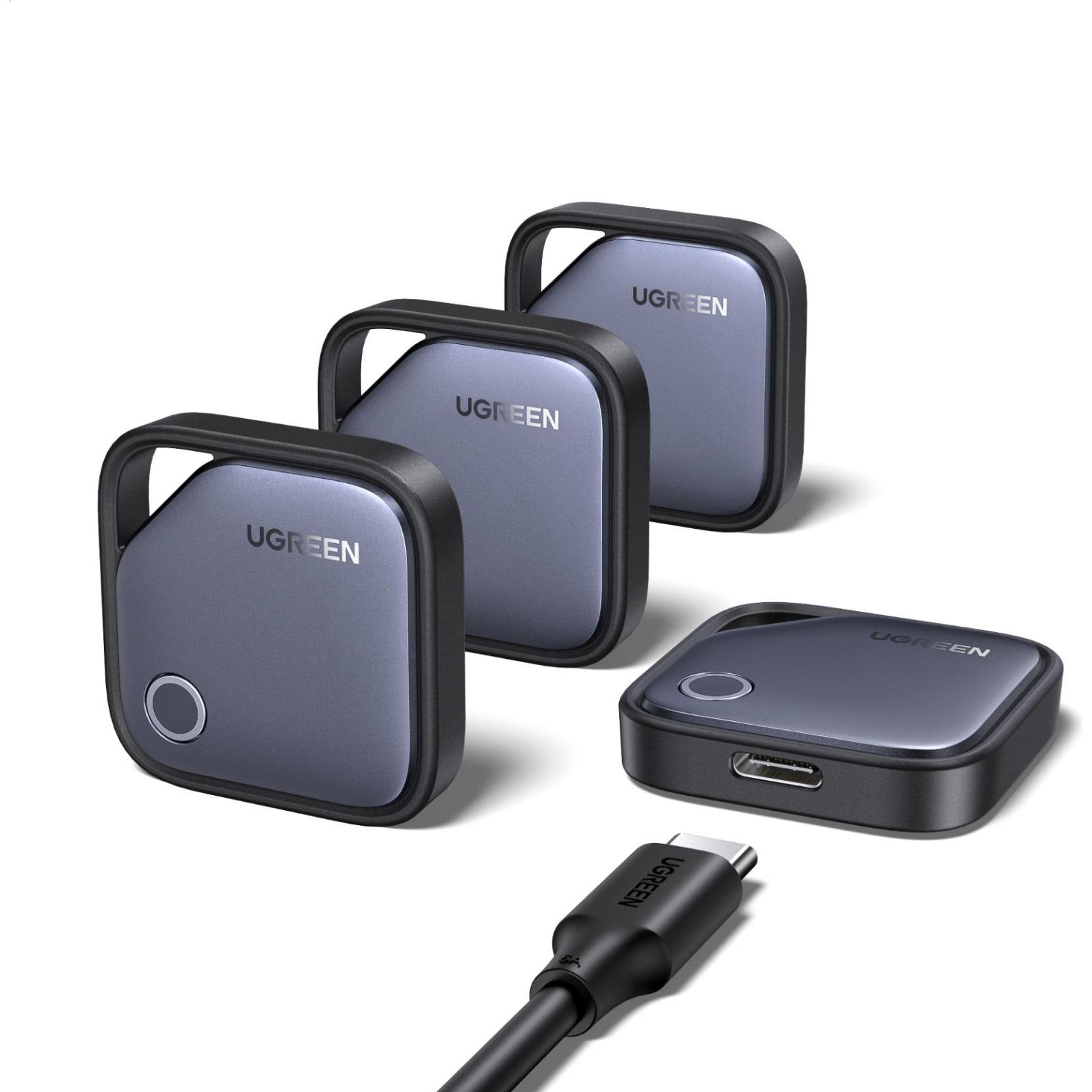 Ugreen Argento Find Pro Tracker (Android, Ios), Localizzatore Gps,