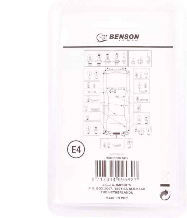 Image du produit Benson Phare de voiture h1 12V 55W E4 (H1)