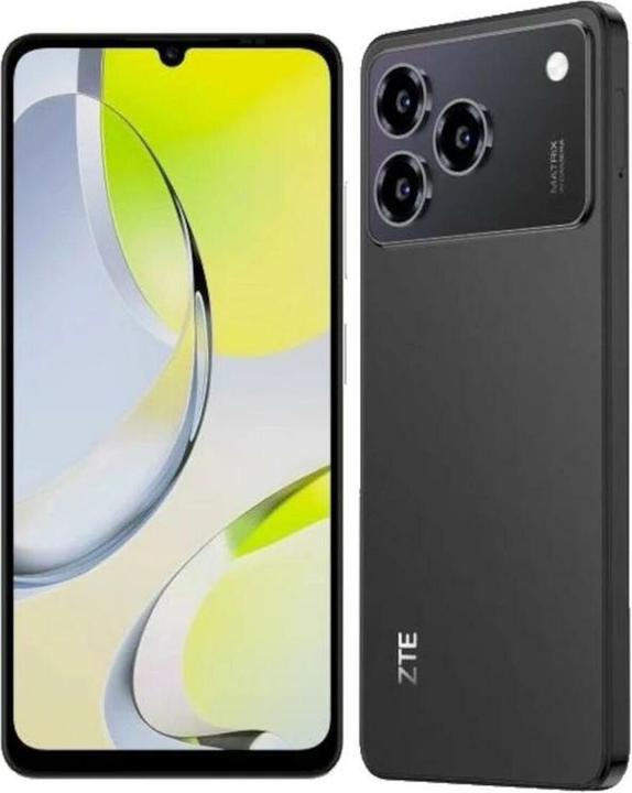 Produktbild ZTE Smartphone P615F01-BLK Octa Core 4 GB RAM 128 GB Schwarz (128 GB, Carbon Black, Schwarz, 6.75", Dual SIM, 4G)