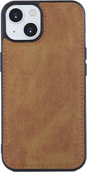 Image du produit Megshi iPhone 15 - 2-1 Étui portefeuille marron (Apple iPhone 15)