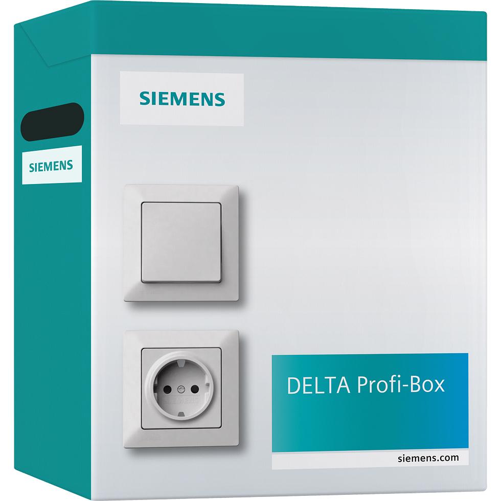 Siemens, Zubehör Schalterprogramm, Rahmen 1f ti-ws glz Kst 5TG2551-0KA