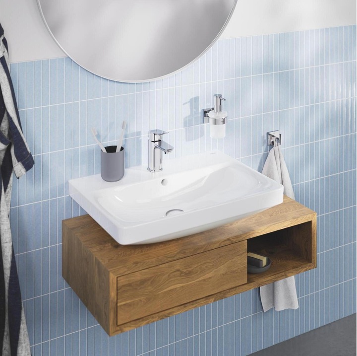 Actual product image Grohe Start Cube QuickFix bathrobe hooks