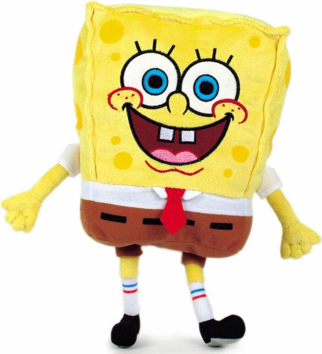 Immagine prodotto Tinisu Peluche Spongebob - peluche di 15 cm con testa di spugna (20 cm)