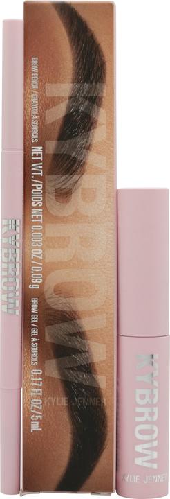 Actual product image Kylie Jenner Kylie Cosmetics Kybrow Kit - 004 Medium Brown (Eyebrow gel 5 ml Eyebrow pencil 004 brown 0.9 g)