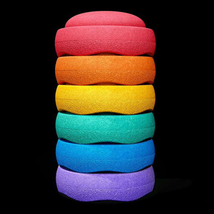 Actual product image Stapelstein ® MINI Rainbow Classic 6 (6 Stk.)