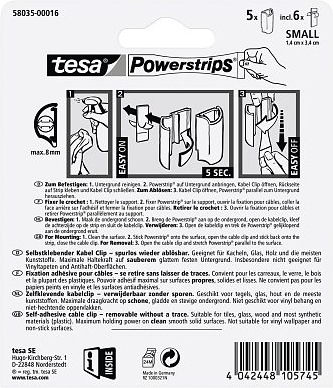 Produktbild tesa Powerstrips Kabelclip