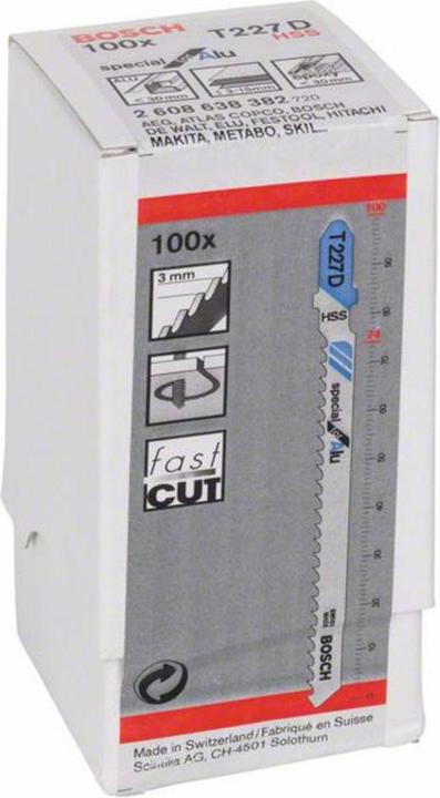 Produktbild Bosch Professional Zubehör PRO Alu curve T227D Stichsägeblatt, 100 mm, 100-tlg.