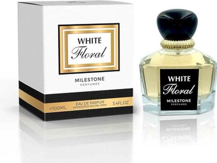 Immagine prodotto Milestone Profumi Donna Bianco Floreale Fragranza a lunga durata Eau De Parfum 100ml (Eau de parfum, 100 ml)
