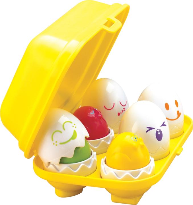 Actual product image Tomy Squeak eggs in box