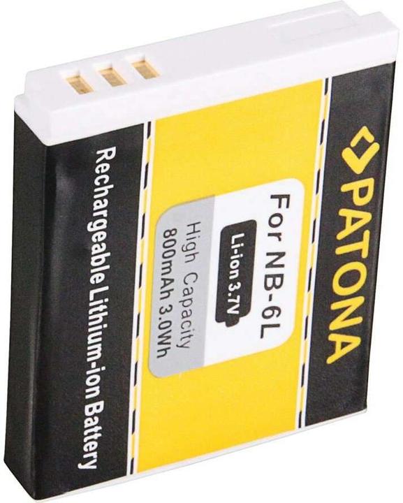 Actual product image Patona Battery NB-6L, 800 mAh / 3.7V (Rechargeable battery)
