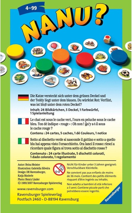 Produktbild Ravensburger Nanu? (Deutsch, Französisch, Italienisch)