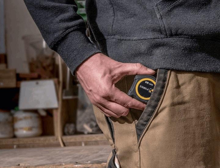 Actual product image Stabila 8m pocket tape measure BM 100 (M)