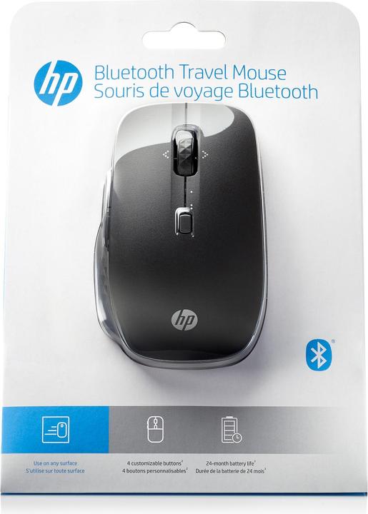 Produktbild HP Travel Silent Wireless Bluetooth - Multi-Device, Dual-Mode - Schwarz (Kabellos)
